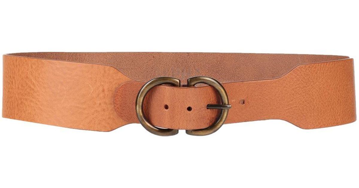 Alpha Studio Belt in White | Lyst