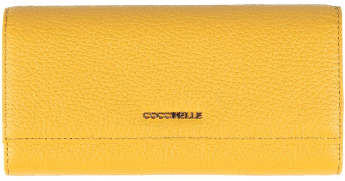 Portefeuille Coccinelle en coloris Jaune | Lyst