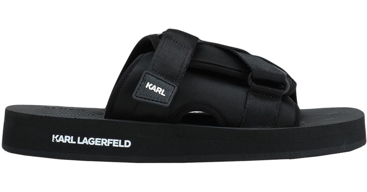 Karl Lagerfeld Sandals in Black for Men | Lyst