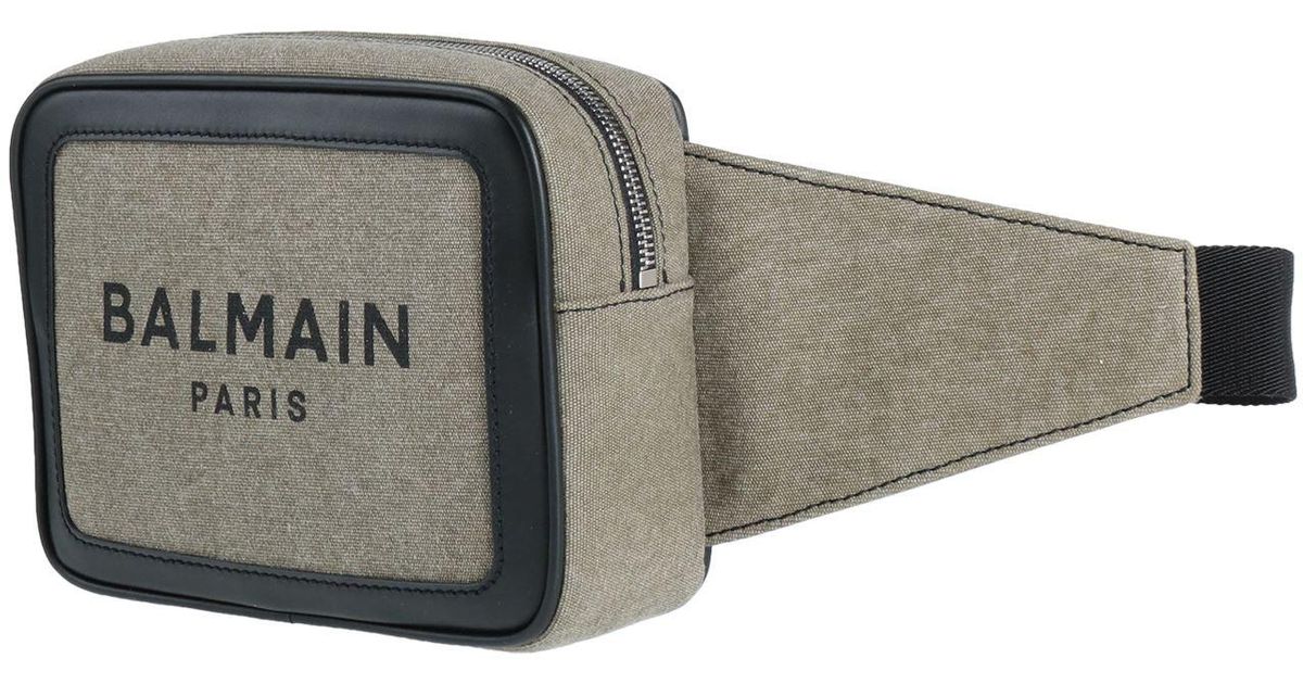 Balmain Bum Bag in Gray for Men Lyst