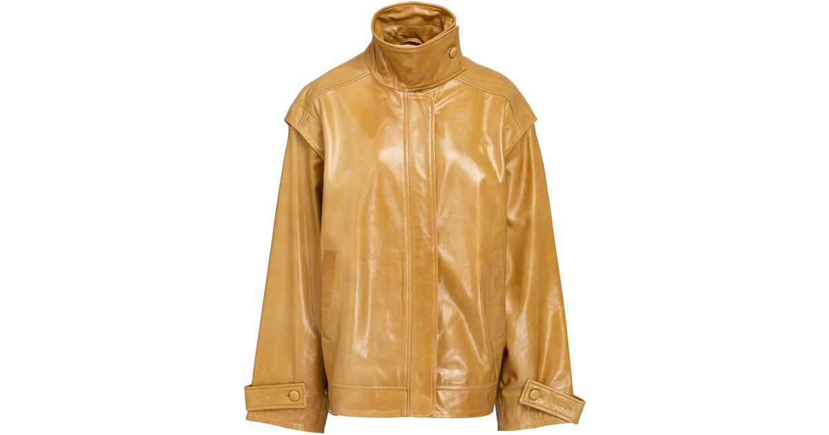REMAIN Birger Christensen Marigold Jacket Sheepskin in Metallic