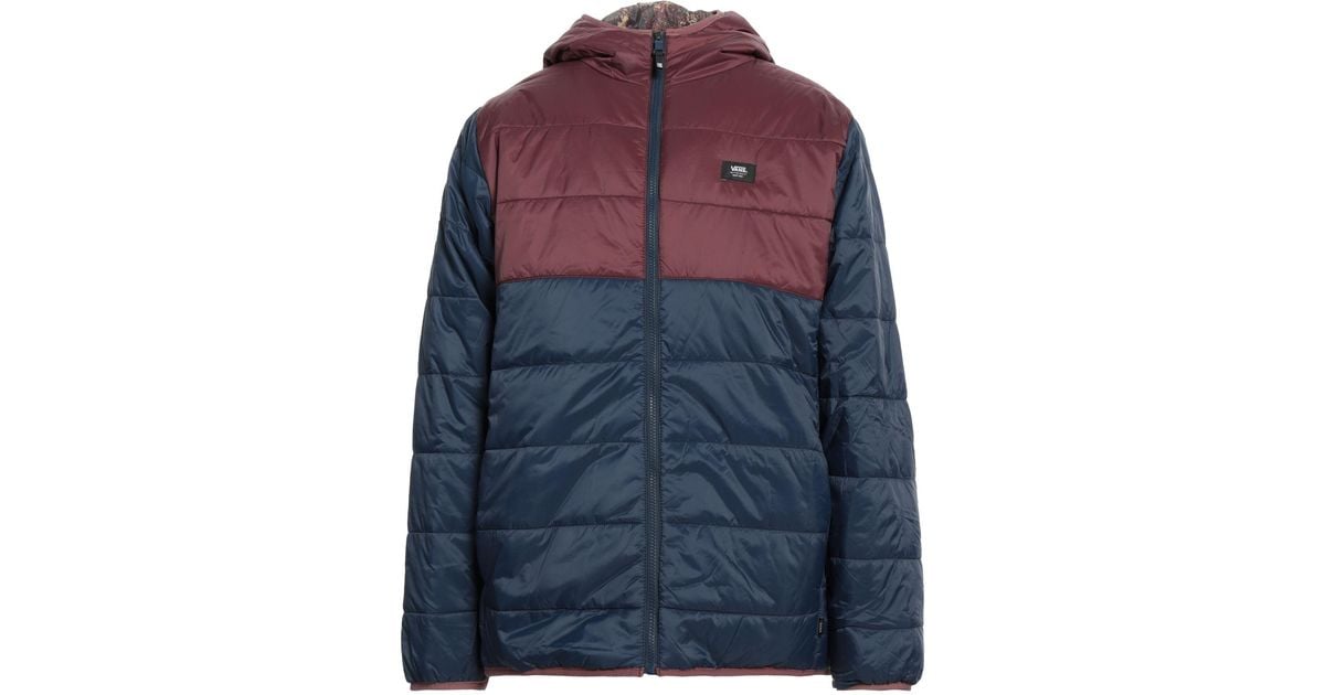 Vans Down Jacket in Blue for Men | Lyst