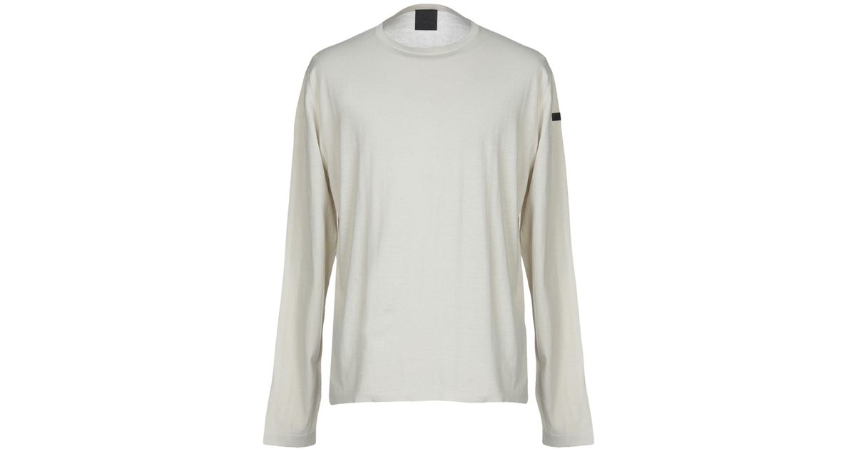 Rrd Cotton Sweater in Ivory (White) for Men - Lyst