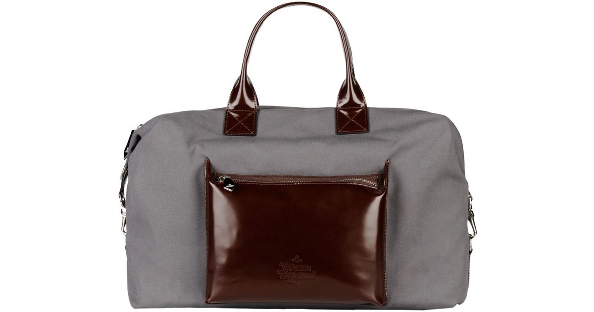 Lyst Vivienne Westwood Travel Duffel Bag In Brown
