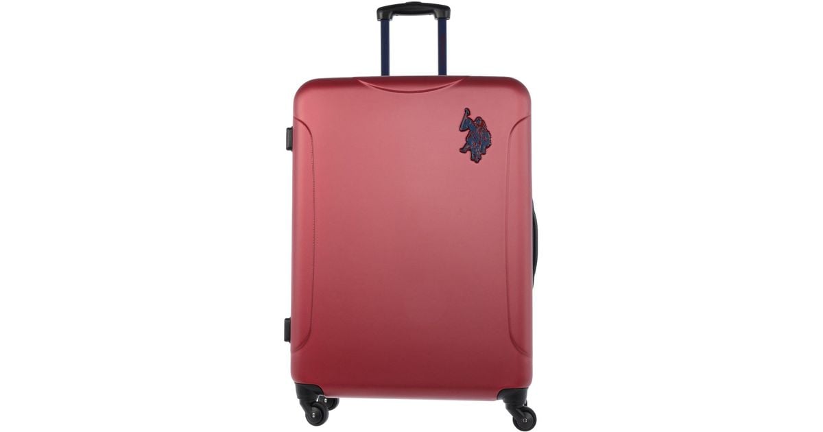 U.S. POLO ASSN. Wheeled Luggage in Red Lyst UK