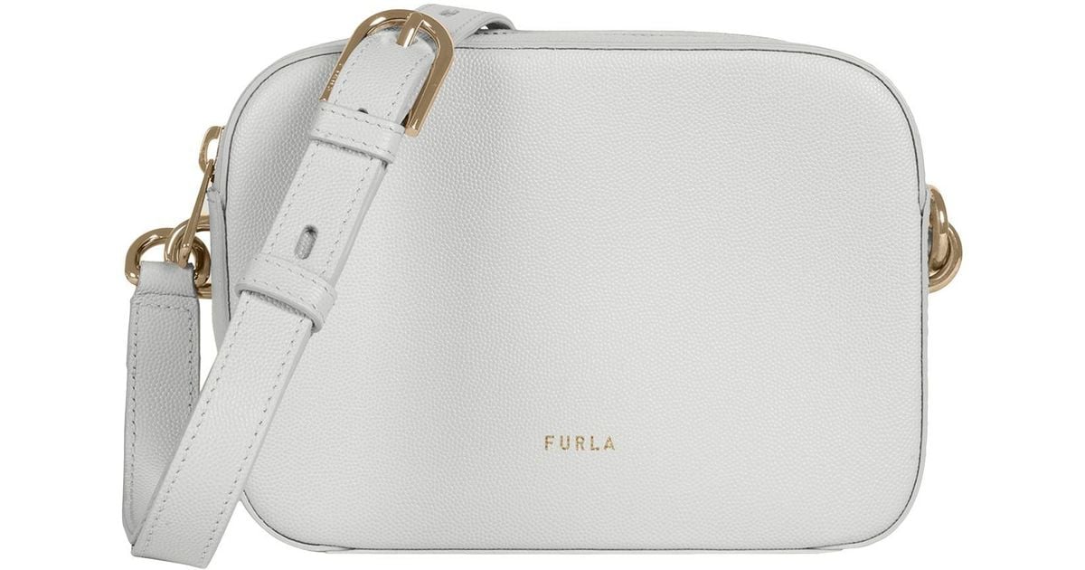 Furla Leather Crossbody Bag in White Lyst