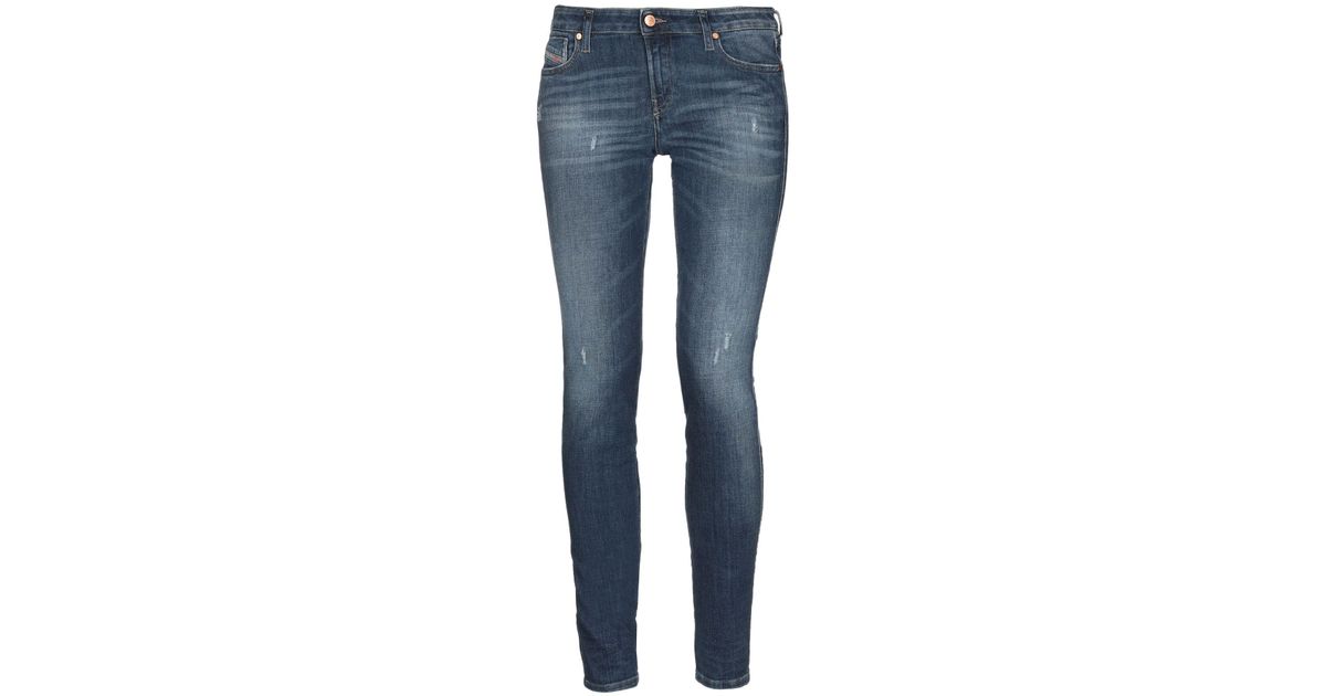 DIESEL Denim Pants in Blue - Lyst