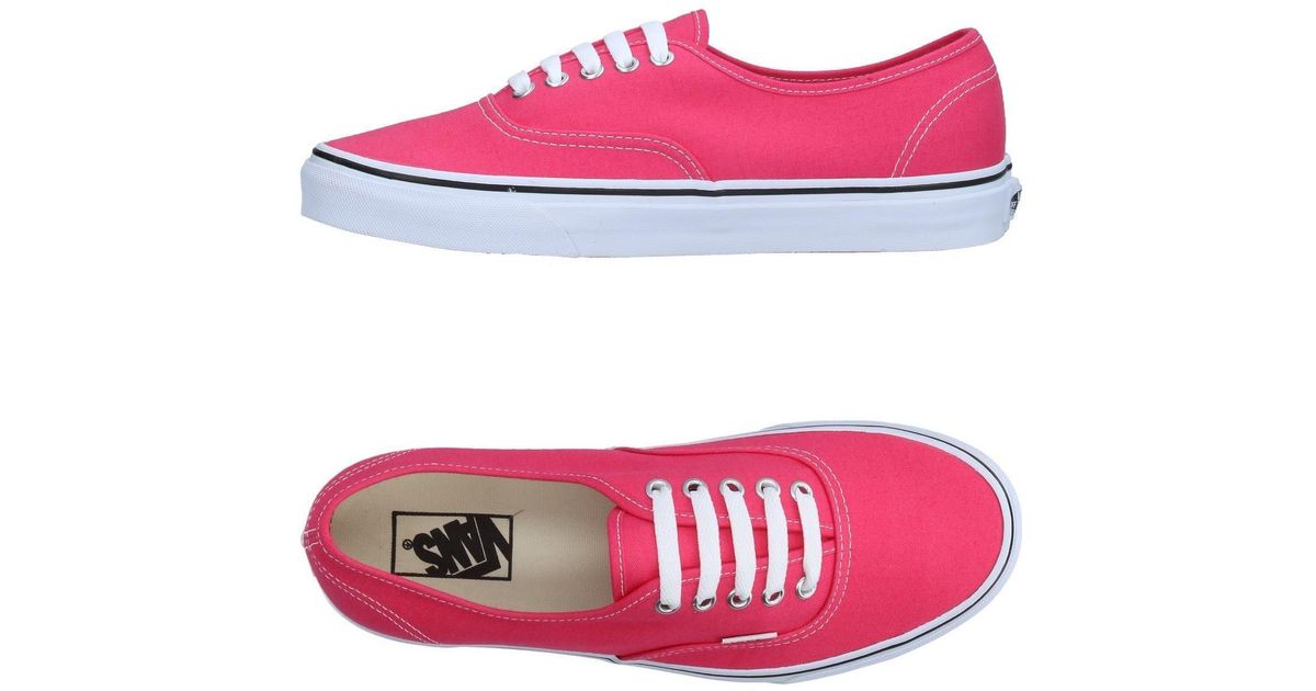 Vans Canvas Low-tops & Sneakers in Fuchsia (Pink) - Lyst