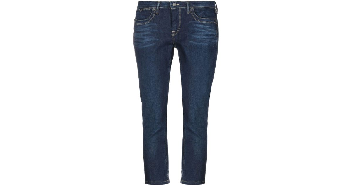 Pepe Jeans Denim Capris in Blue - Lyst