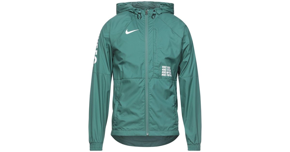 Nike Synthetic Jacket in Green for Men - Lyst