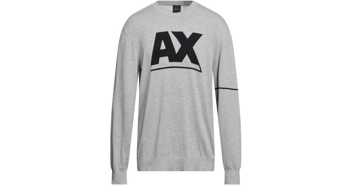 Grey armani jumper clearance