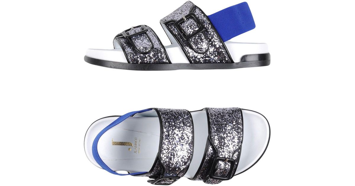 Jannot Designs Jeannot Sandals Textile Fibers in Blue | Lyst