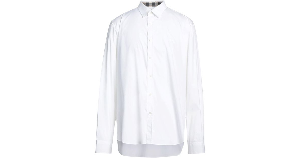 Burberry Shirt in White for Men | Lyst