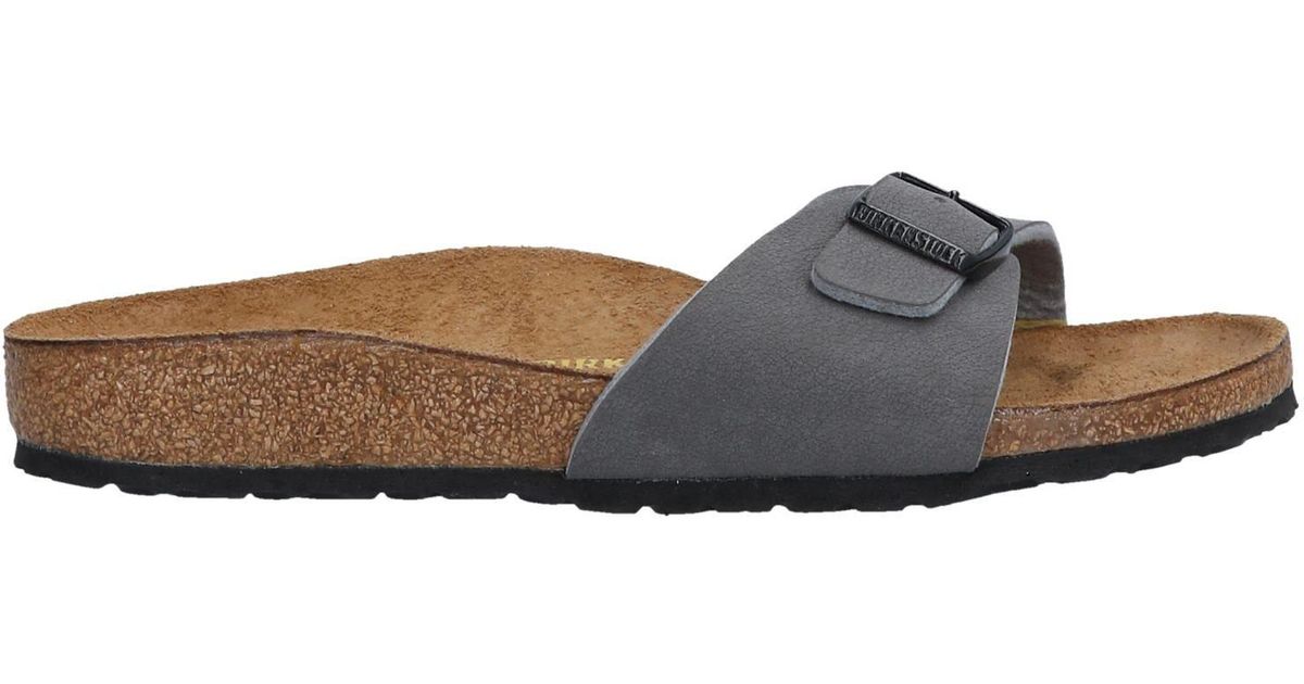 Birkenstock Rubber Sandals in Grey Gray Lyst Birkenstock Rubber Sandals in Grey Gray Lyst