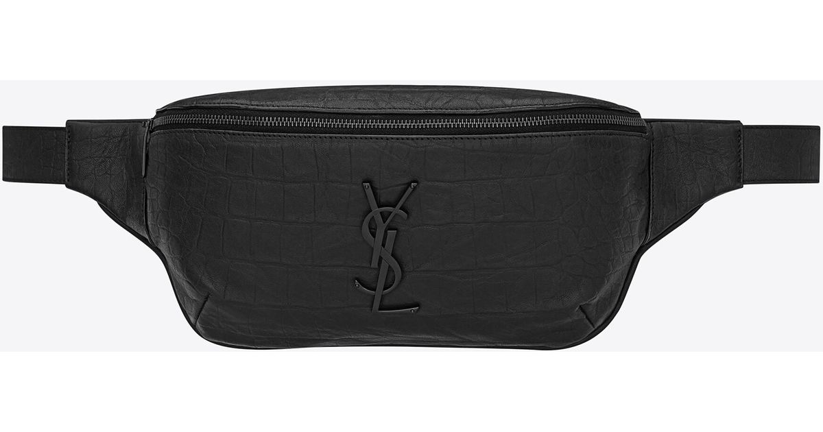 Leather crossbody bag Saint Laurent Black in Leather - 22138595
