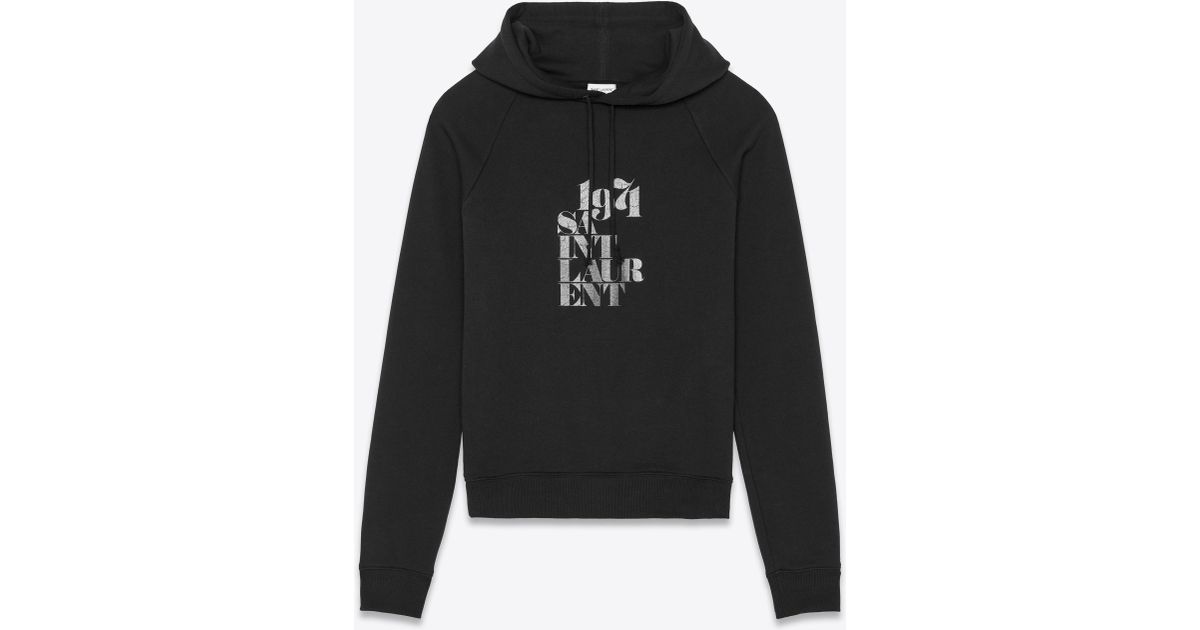 saint laurent 1971 hoodie