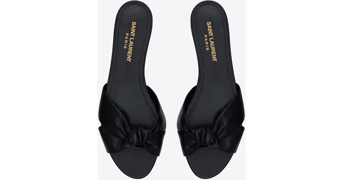 saint laurent bianca flat