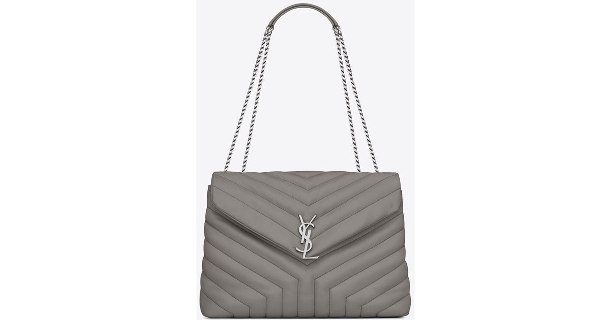 ysl loulou bag grey