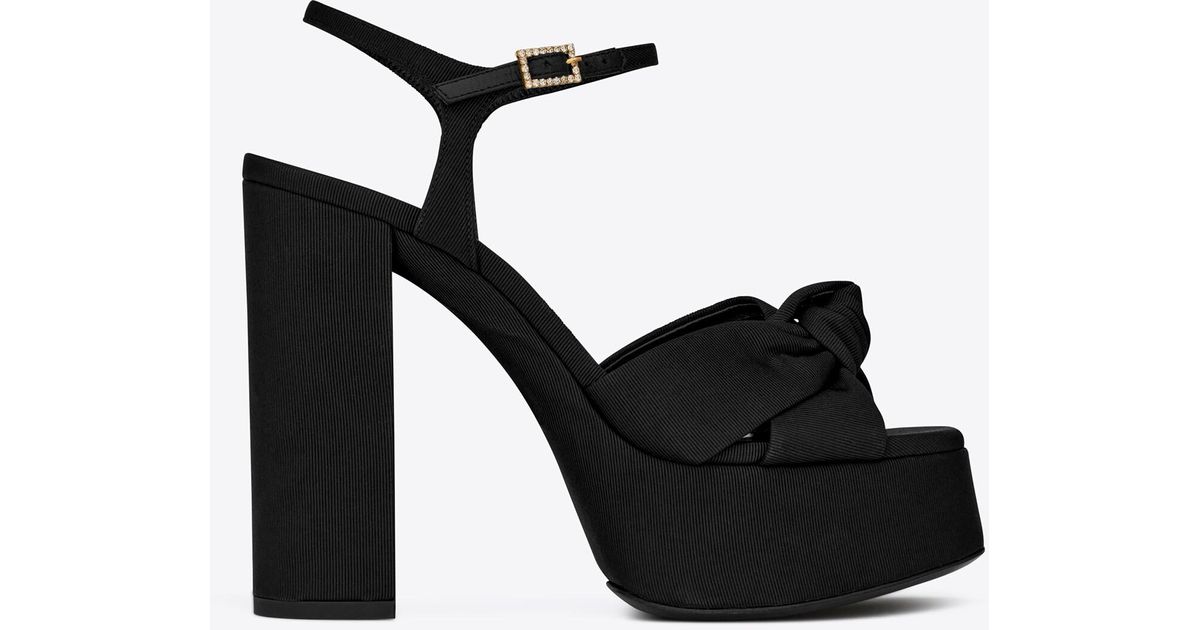 saint laurent bianca platform sandals