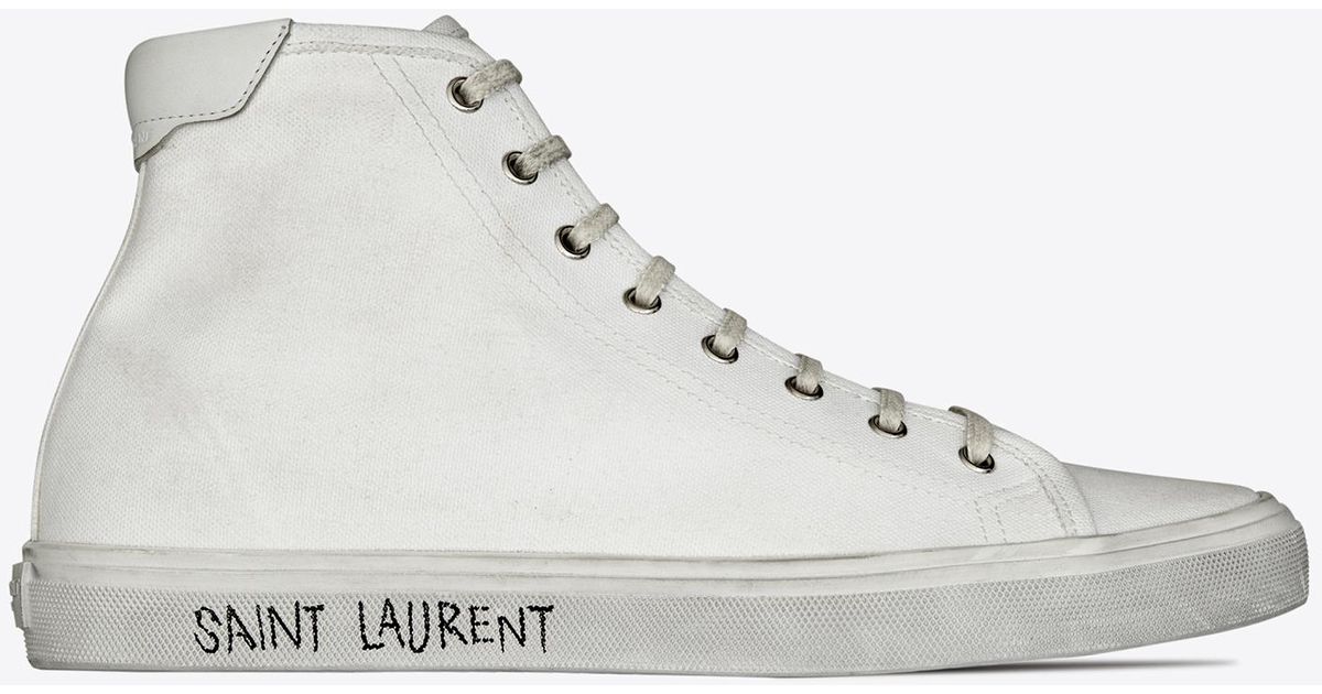 malibu sneakers in canvas and leather