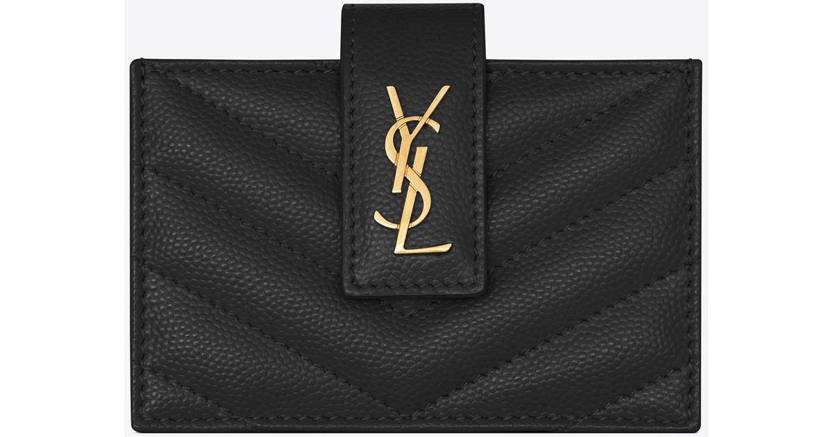 monogram business card case
