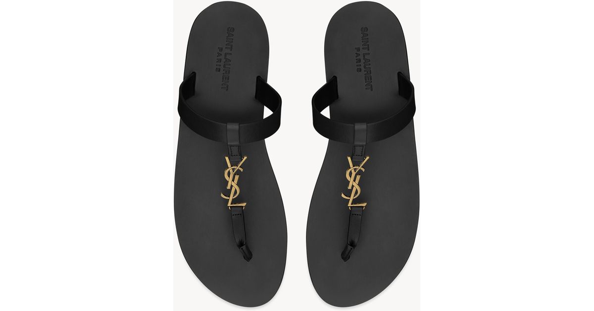 【SAINT LAURENT】カサンドラ スライド（スムースレザー） カサンドラ スライド（スムースレザー） | Saint Laurent