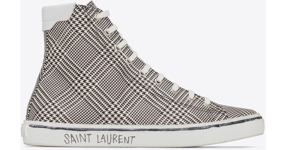 saint laurent malibu canvas sneakers