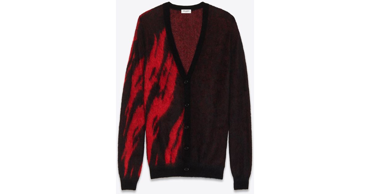 flame jacquard sweater