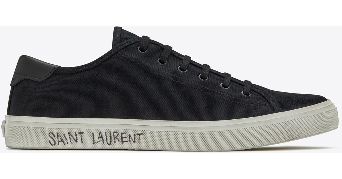 saint laurent malibu canvas sneakers