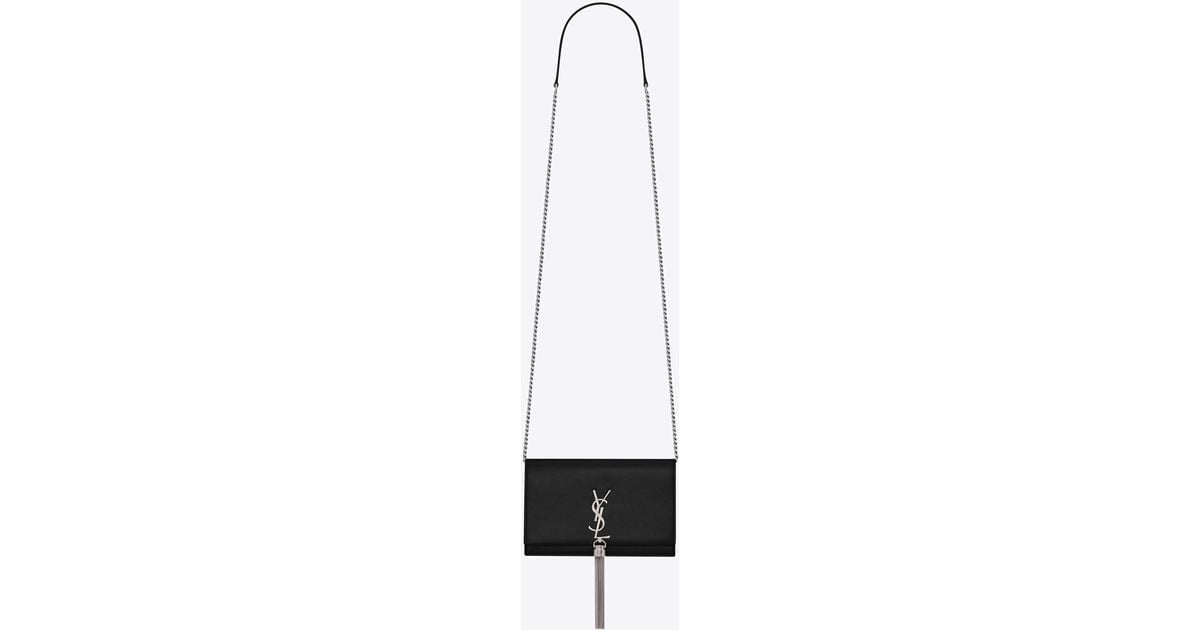 Kate small with tassel in grain de poudre embossed leather sale