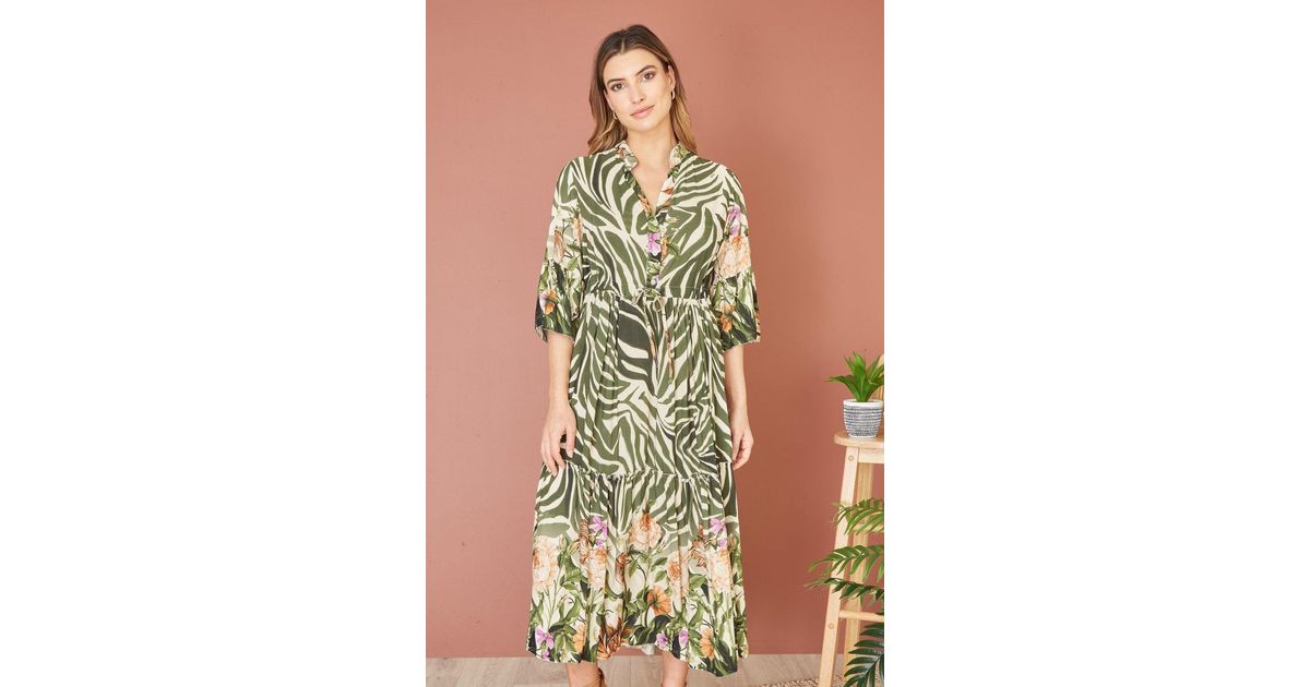 Vogacloset Yumi Animal Print Dress Animal Print Bardot New Arrivals