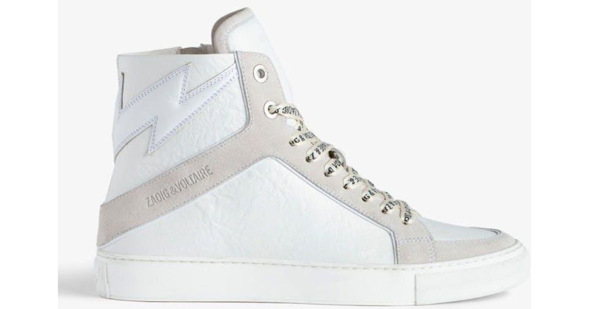 zadig and voltaire high top sneakers