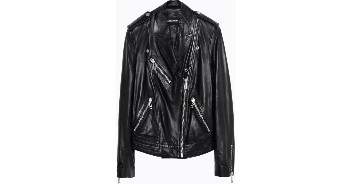 Zadig Voltaire Black Loon Spi Jacket