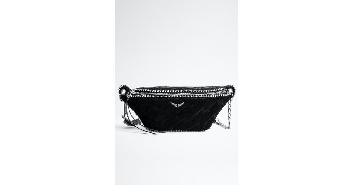 Sac Banane Edie Zv Studs Noir - Femme Zadig & Voltaire en coloris Noir |  Lyst