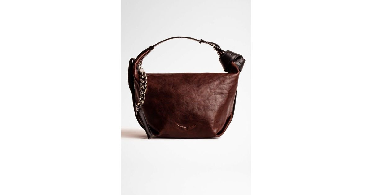 Zadig & Voltaire Leather Le Cecilia Bag in Brown Lyst