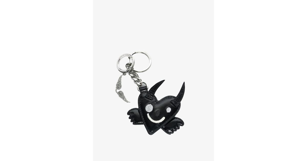 Zadig & Voltaire Devil Keyring in White | Lyst
