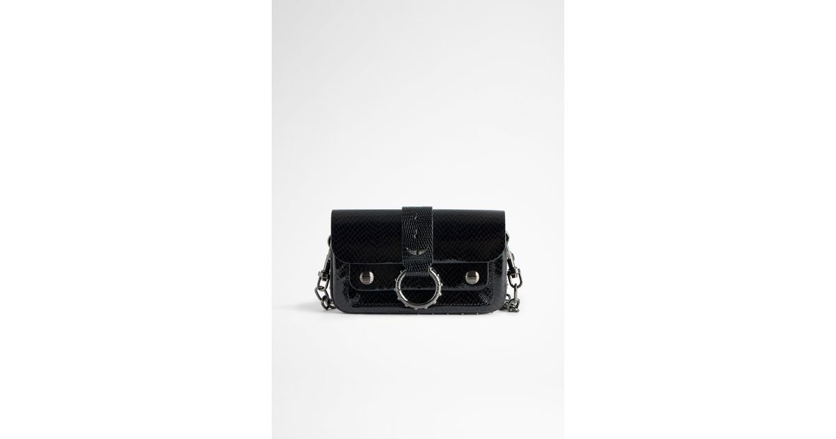 Zadig & Voltaire Kate Wallet Embossed Bag in Black Lyst