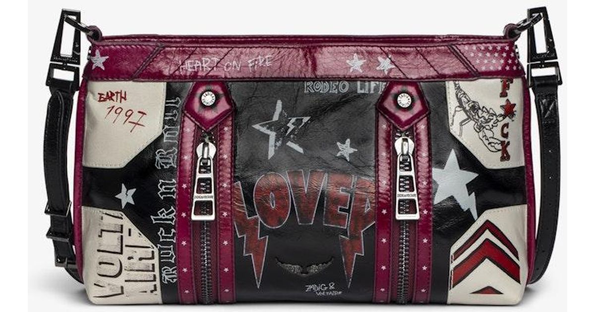 【関税込み】Sunny Moody Punk Shoulder Bag - Zadig & Voltaire Sunny Moody Punk Leather Bag in Black | Zadig&Voltaire