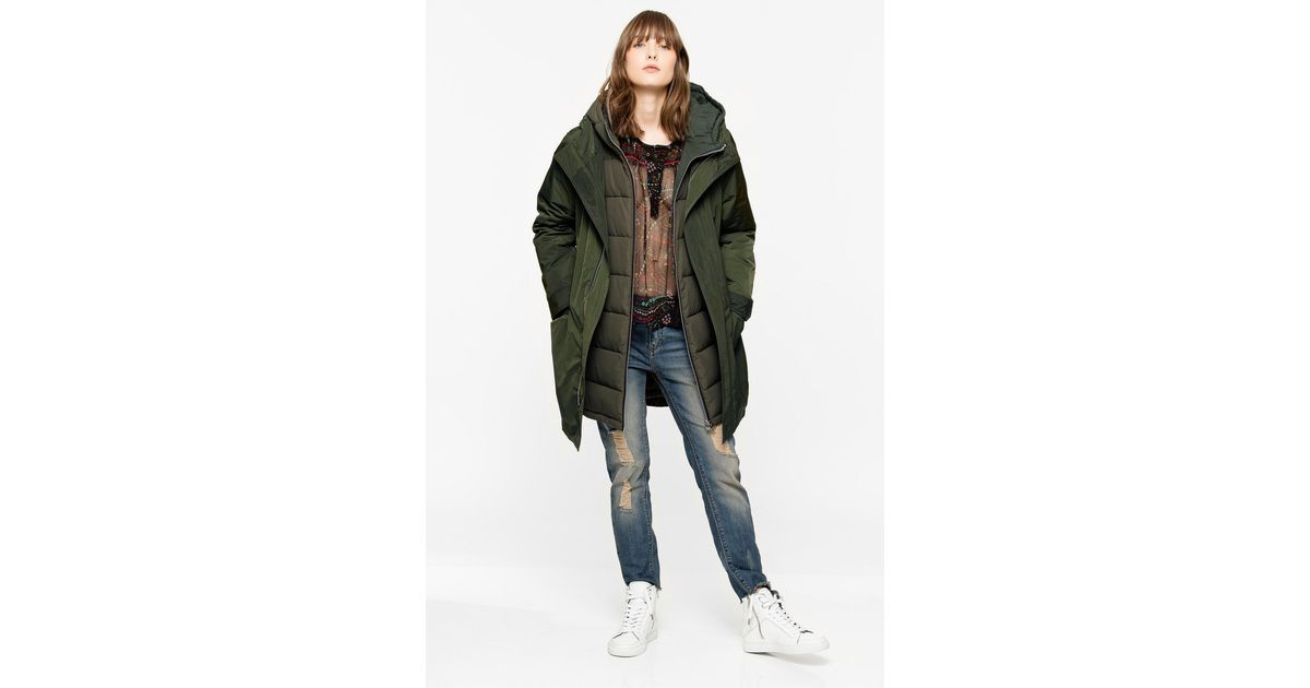 Zadig & Voltaire Karly Parka in Green | Lyst UK
