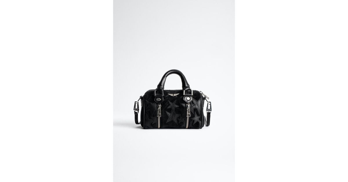 Zadig & Voltaire Sunny Nano Patchwork Bag in Black | Lyst UK