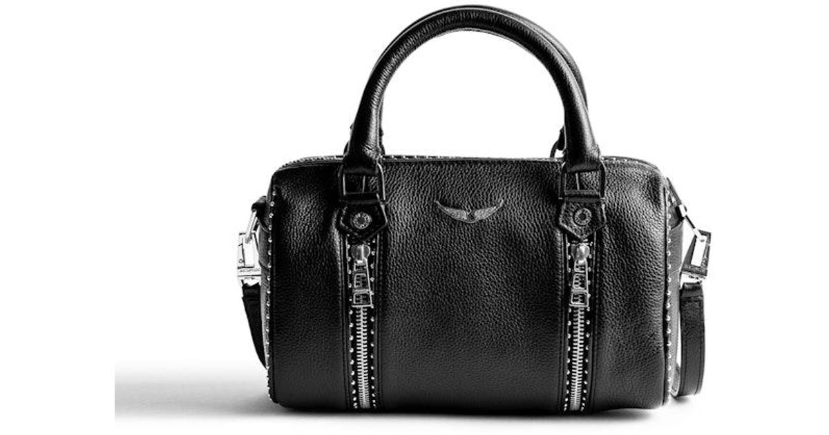 Zadig & Voltaire Sunny Xs Studs Bag in Black | Lyst UK