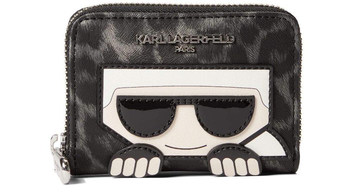 Karl Lagerfeld Maybelle Slg Small Wallet in Black | Lyst