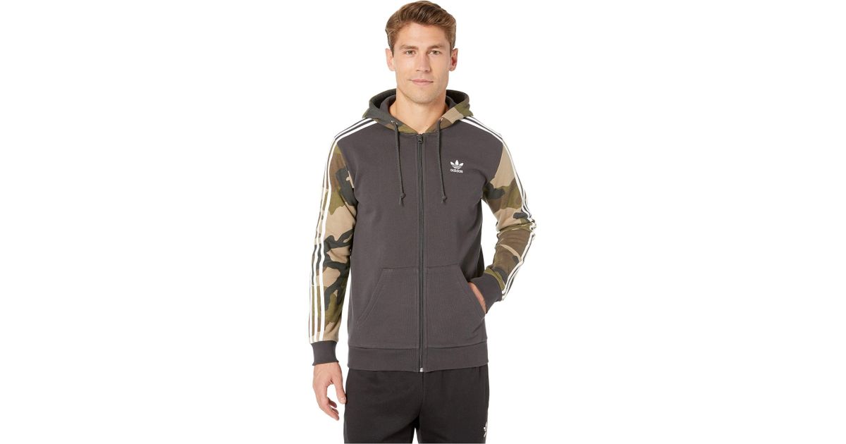 adidas camo full zip hoodie