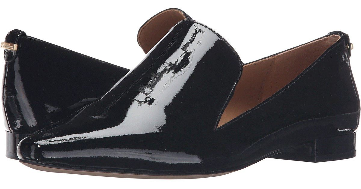 calvin klein patent leather flats