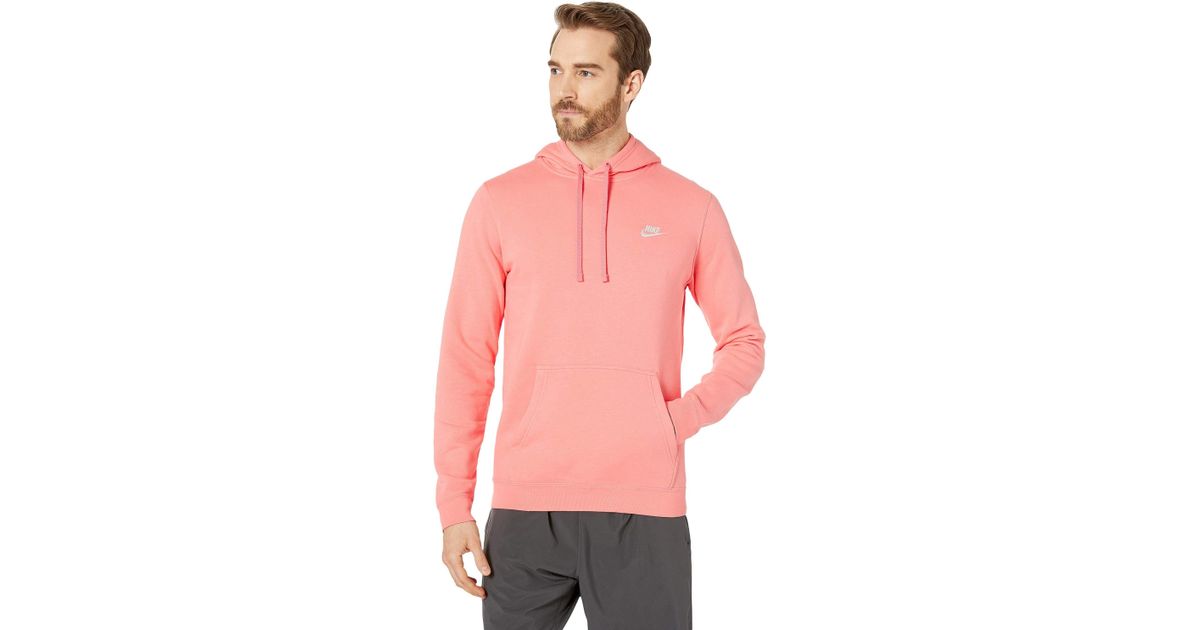 pink hoodie men's nike