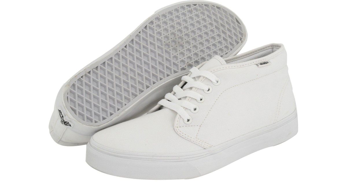 vans chukka boot white