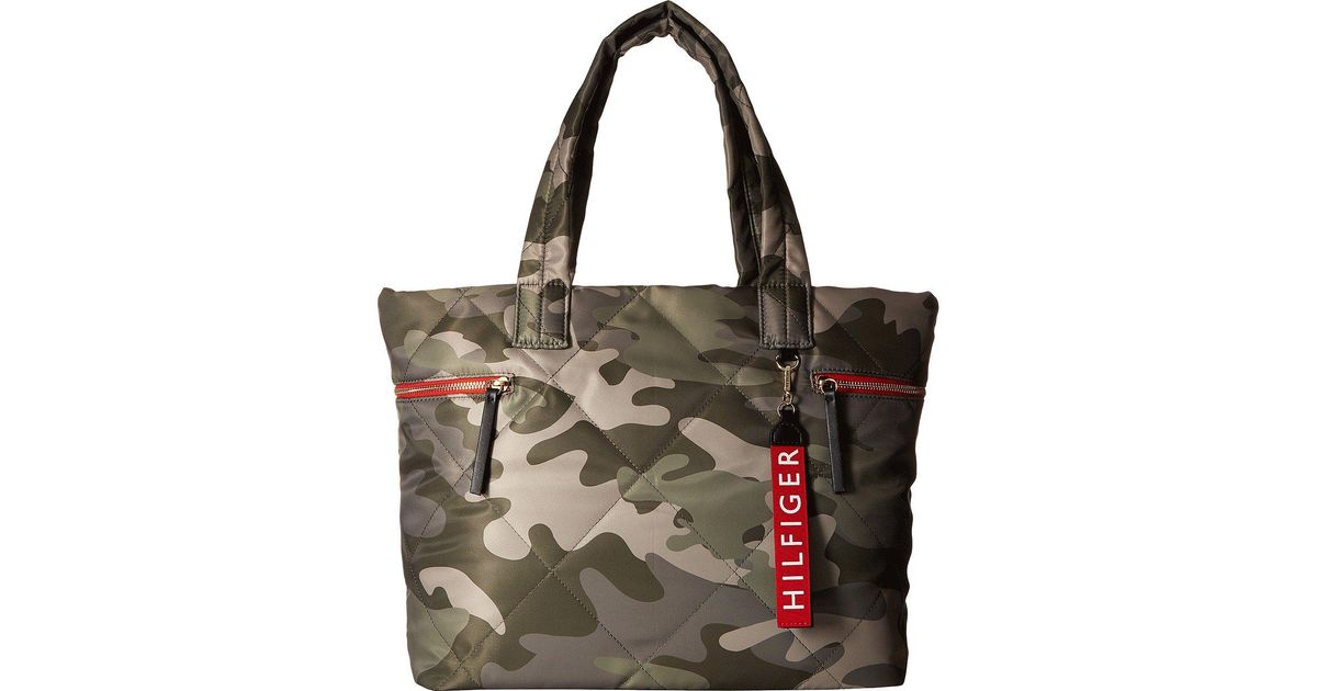 tommy hilfiger nylon tote bag