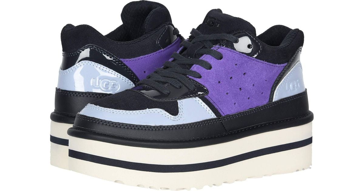 UGG Suede Pop Punk Sneaker in Navy (Blue) - Lyst