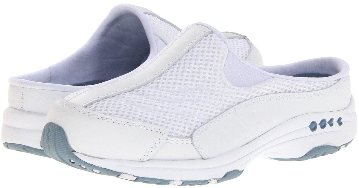 easy spirit traveltime white leather