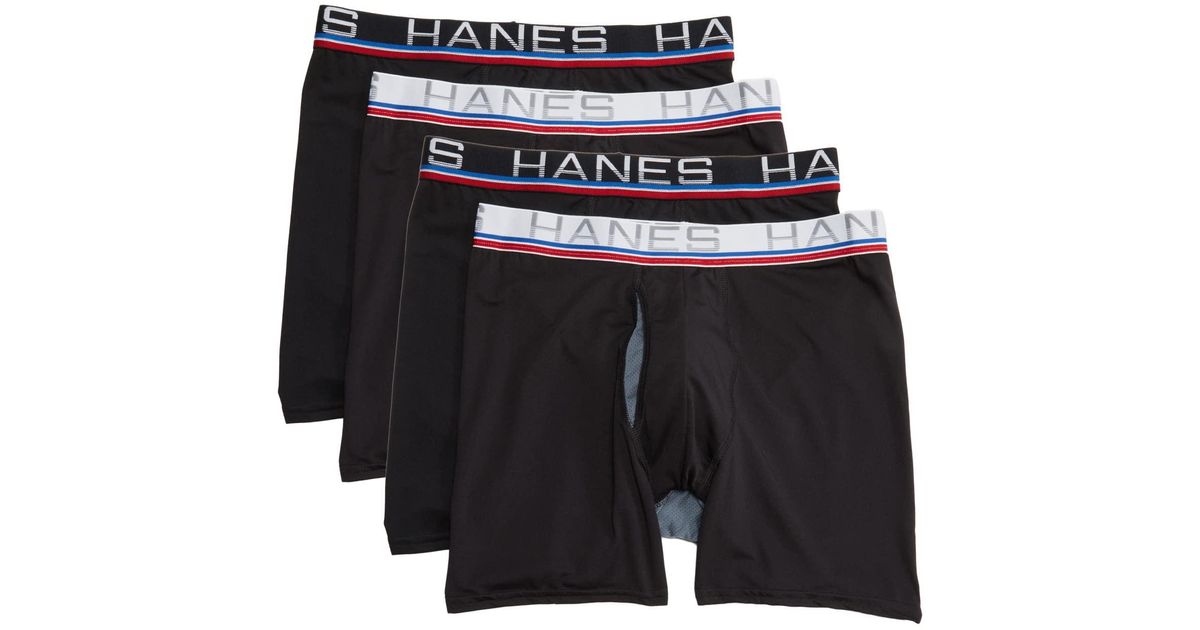 Hanes Ultimate Performance X-temp Boxer Brief W/ Total Support Pouch 4 ...